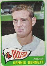 1965 Topps Baseball Cards      147     Dennis Bennett